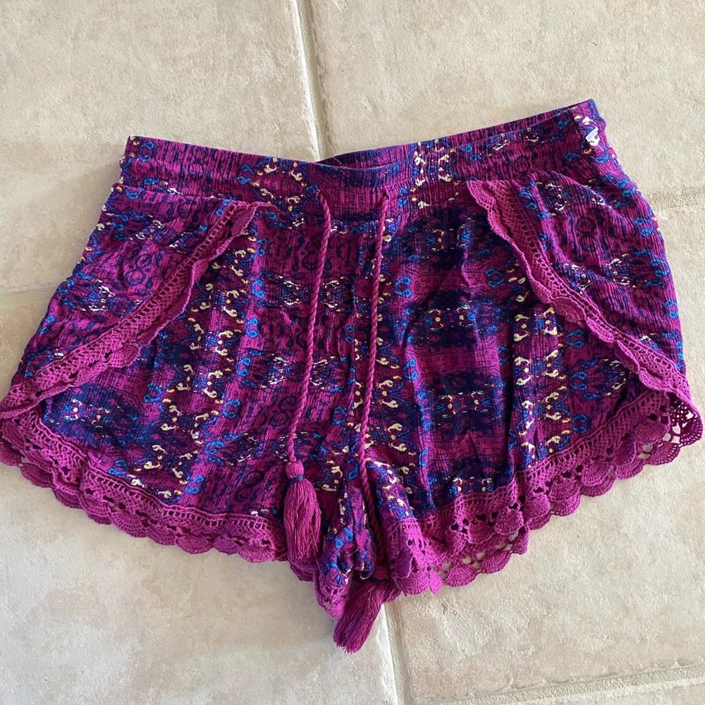 Lacy Paisley Shorts
